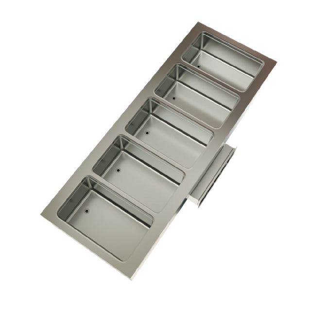 BK Resources E-HP-5 - Hot Food Well Unit, 5-Compartment, Drop-In