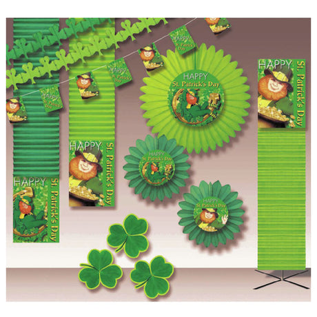 Hubert 31405 - Decoration Kit, Luck O' The Irish, 6000 Sq. Ft.