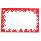 Hubert 56615 - Sign Card, 5-1/2" X 3-1/2", Rectangular