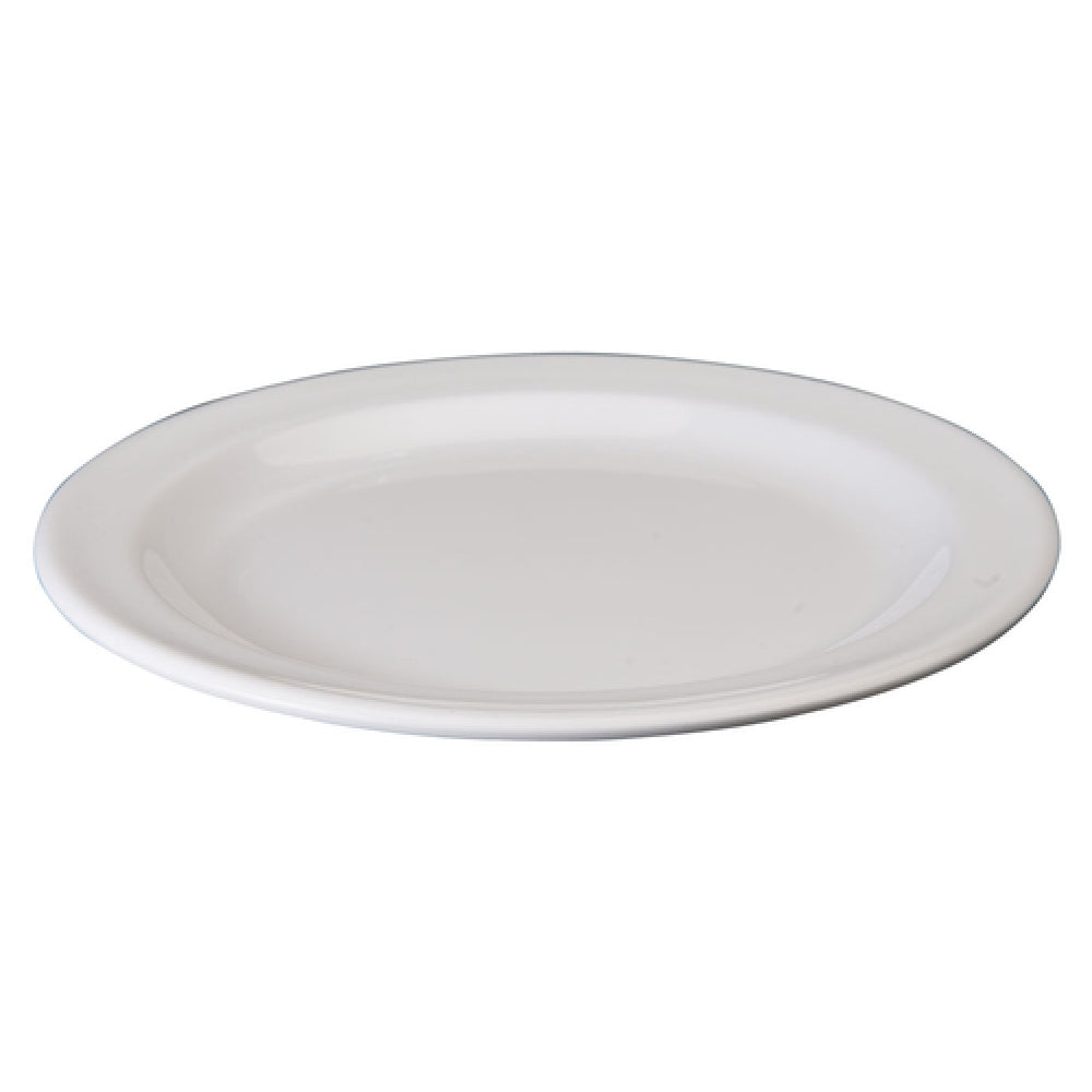 Winco MMPR-7W Dessert Plate 7-1/4" Dia. Round