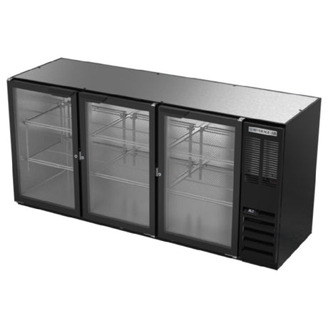 Beverage Air BB72HC-1-FG-B Refrigerated Food Rated Back Bar Storage Cabinet Three-section