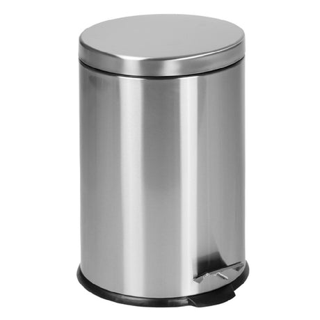 Flash Furniture PF-H008A20-M-GG Trash Can 5.3 Gallon(20L) Capacity Round