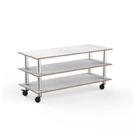 Steelite MGCMLX01CSXW - Modular Classic Large Unit White Carrera Stainless Steel