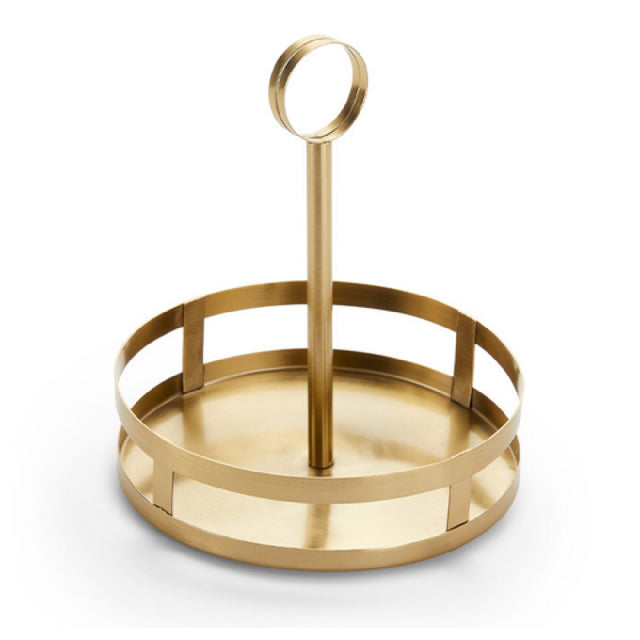 American Metalcraft GSCR8 - Condiment Rack, 8"dia., Gold (12 Each Per Case)
