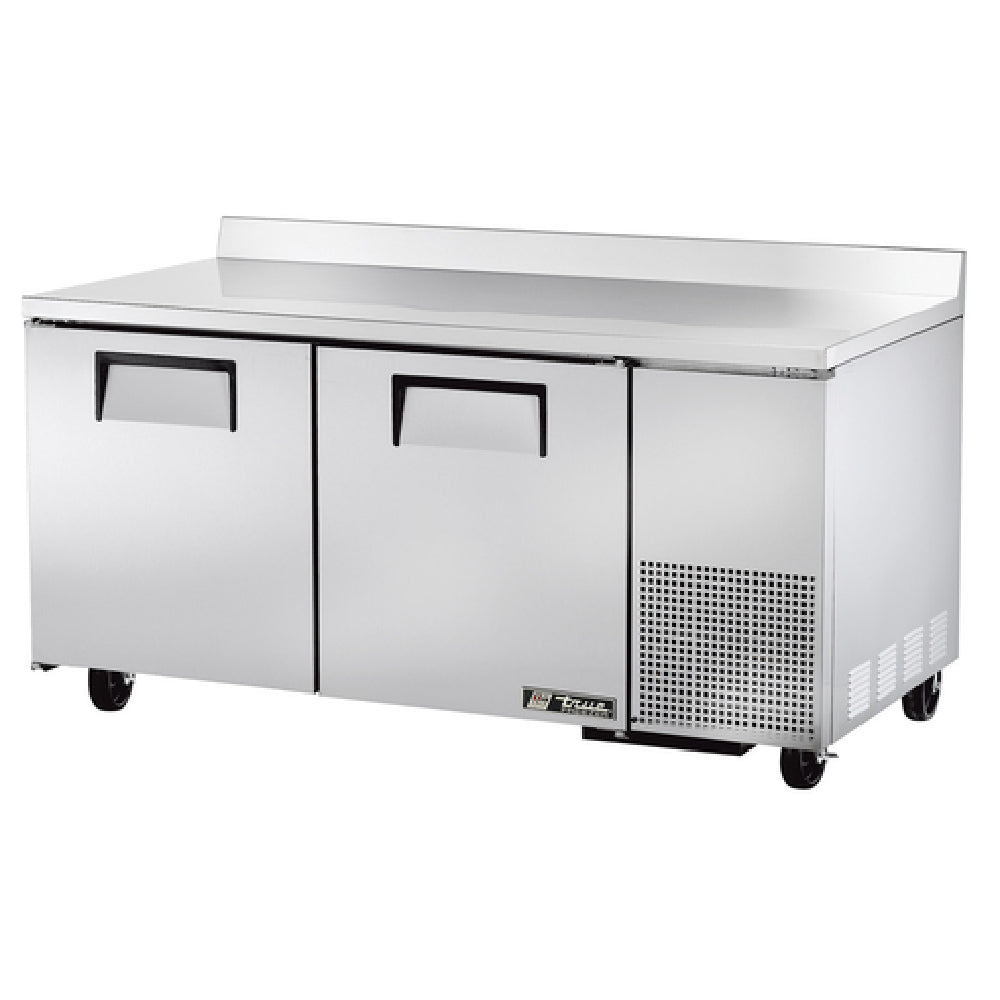 True Refrigeration TWT-67F-HC Deep Work Top Freezer Two-section Stainless Steel Top With Rear Splash