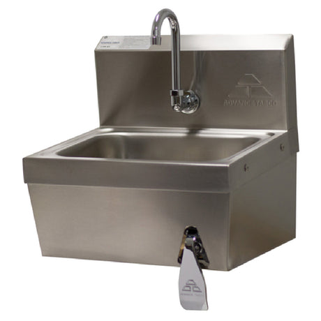 Advance Tabco 7-PS-62 Hand Sink Wall Mounted 14" Wide X 10" Front-to-back X 5" Deep Bowl