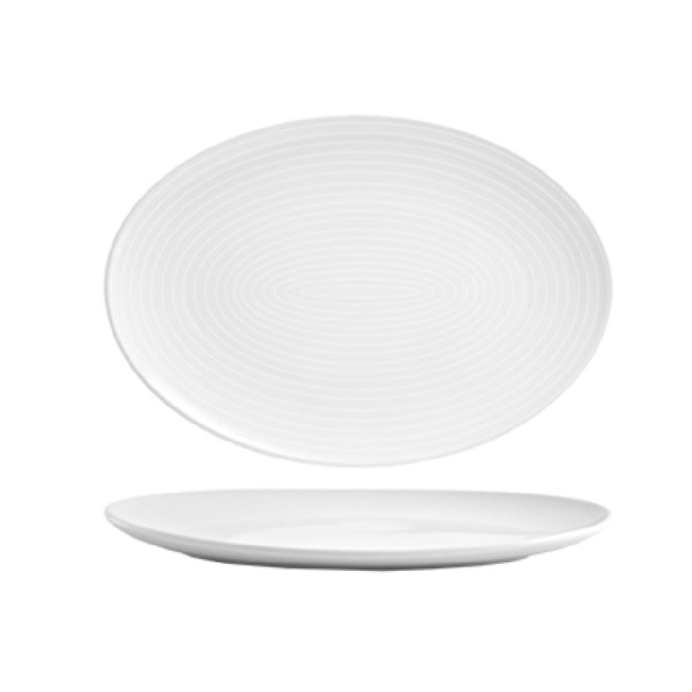 FOH DDP053WHP22 Spiral® Plate 11-1/2" X 8-1/4" Oval