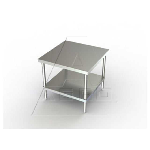 AERO Manufacturing 4MSU-3030 Mixer Stand Open Base With Bottom Shelf 30"W X 30"D X 25-1/2"H