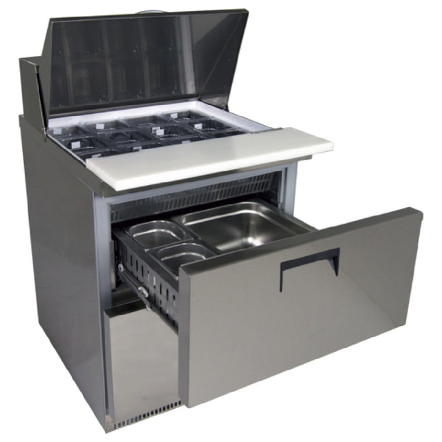 U-Line Corporation (Middleby) UCMT127-SS91A - U-Line Commercial 27" Refrigerated Mega Top With Drawers (2 Drawers)