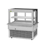 Turbo Air TBP48-46FDN Drop-In Refrigerated Bakery Display Case 50"W 12.4 Cu. Ft. Capacity