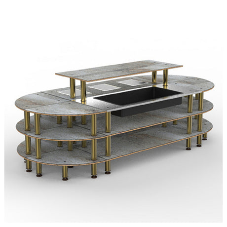 Steelite MGCMLD19GBXF Market Stand Mixed Materials (minimum = Case Quantity 1 Per Case) (repack Item)