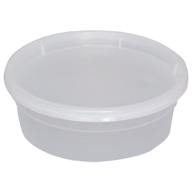 International Tableware TG-PC-8 Soup/Deli Container With Lid Plastic Clear