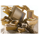 PacknWood 210KRAYB135 - Kray Take Out Box, 22 Oz., Base: 4.7" X 4.7" X 2"