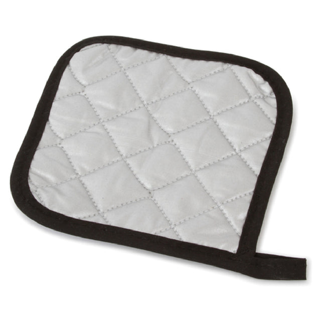 Royal Industries RPH 7 Pot Holder 7" X 7" Silver Coated Fire Retardant 12 Oz. Quilted Batting