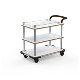 Steelite MGCRNX08CSXX Mogogo Buffet Solutions Roll'n Service Cart 41-1/2" X 21" X 36"H
