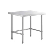 Sapphire Manufacturing SMTEO-3636S Worktable 36"W X 36"D X 35"H 18/430 Stainless Steel