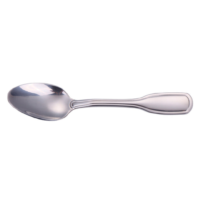 Steelite 5752SX003 Oval Bowl Soup/Dessert Spoon 7.25" 18/0 Stainless Steel Varick FW