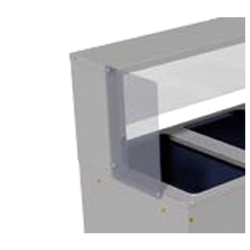 Advance Tabco TSP-1 End Panel For TSS Series Serving Shelf For One End Acrylic (fits Left Or Right)