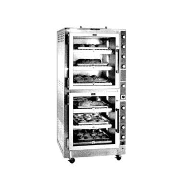 Piper Products DO-6 - Super Systems Hearth Type Oven, Double Section, (6) Decks With Individual Controls