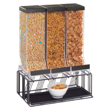 Cal Mil 4108-13 Portland Cereal Dispenser (3) 9.8L Capacity Bins 16"W X 9"D X 23-1/2"H