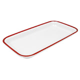 Bauscher Hepp TREW7413 - Enamelware Collection Tray, 1/3 GN Size, 12-3/4"L X 7"W X 1-1/4"H