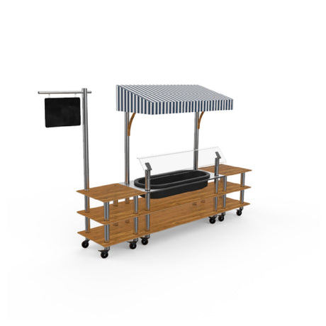 Steelite MGCMLA01BSWW - Classic Canopy Cooling Station, 130.0" X 29.5" X 96.0", Modular