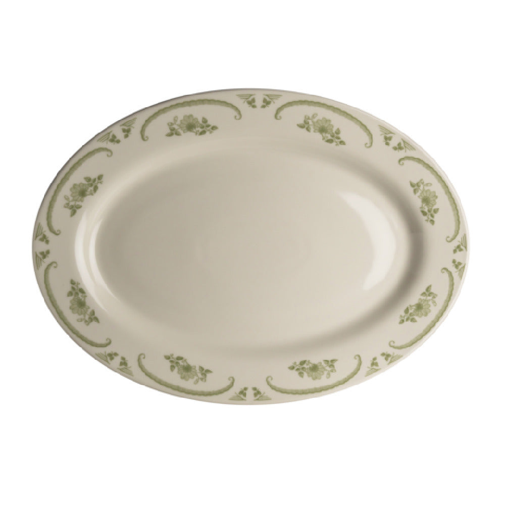 Steelite HL1579885 - Oval Platter RE, 13.375" X 9.25", American Rose