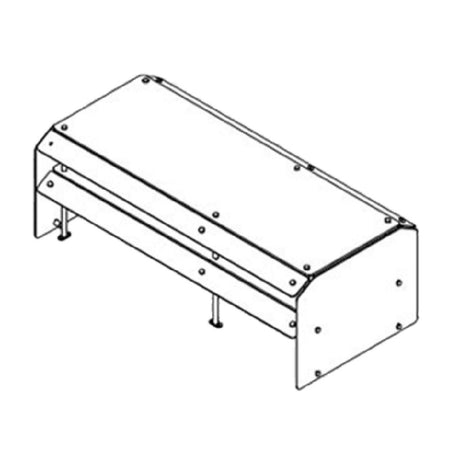 Delfield DCFSHD FlexiShield™ Food Shield Double Tier With Sneezeguard Dual Service