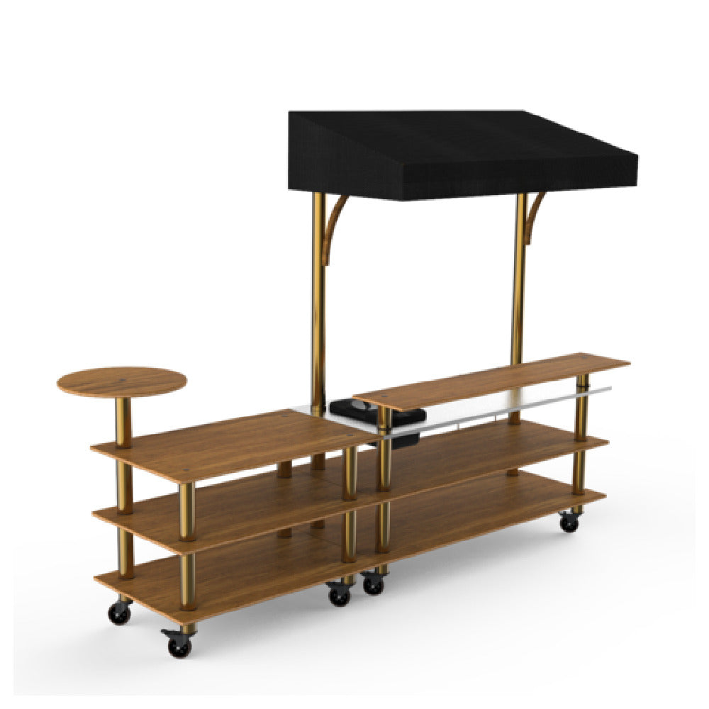Steelite MGCMLC07BBBW - Mixology Bar Station, 125.0" X 41.0" X 95.5", Modular