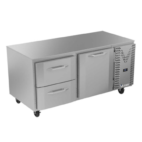 Victory VURD67HC-2 Undercounter Refrigerator Powered By V-Core™ Two-section