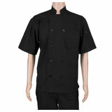 John Ritzenthaler Company RZPMCOATBK4X Ritz® Kitchen Wears™ Chef Coat 10-button Short Sleeve