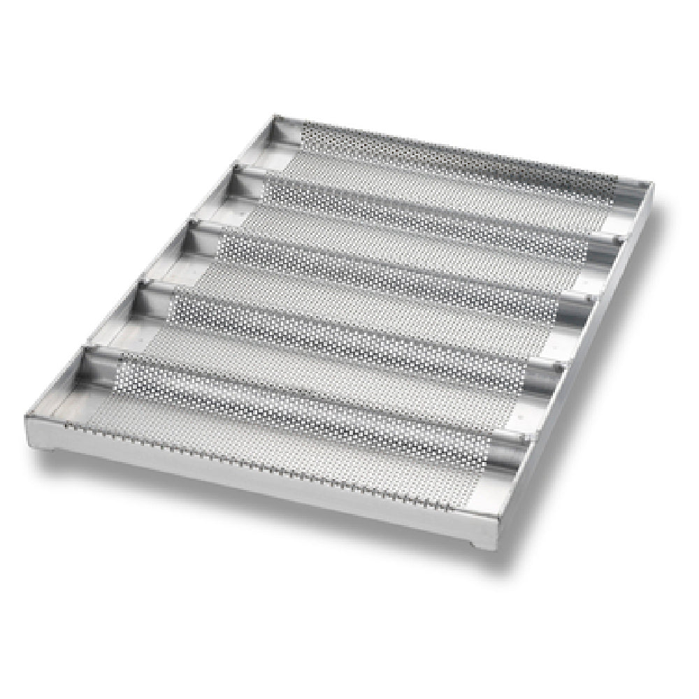 Chicago Metallic 49014 Sub Sandwich Roll Pan Half Size 17-3/4" X 12-3/4" X 3/4" Overall