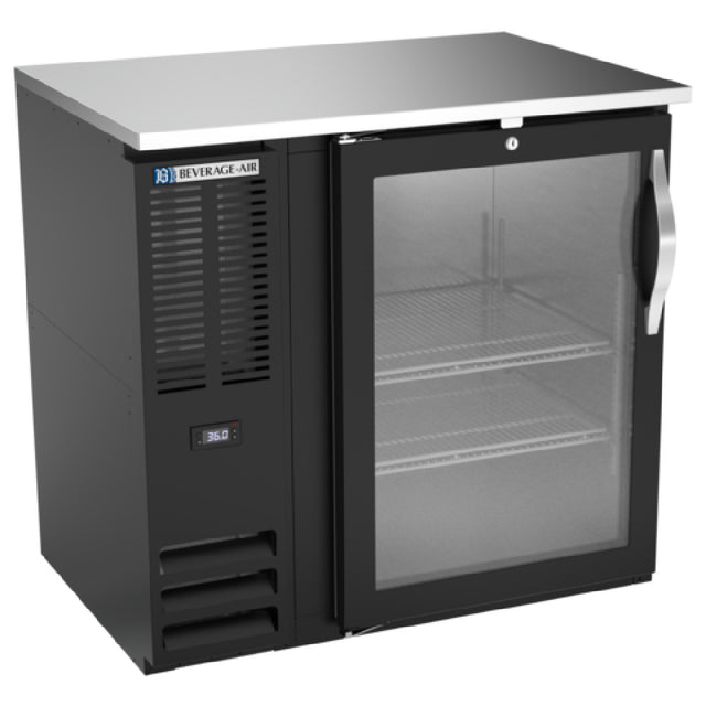 Beverage Air BBN36HC-FG-B - Refrigerated Food Rated Back Bar Storage Cabinet, One-section