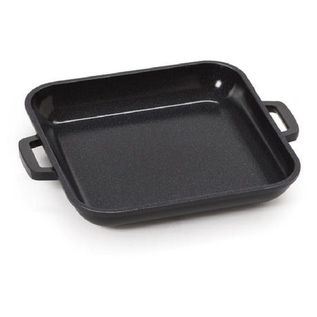 GET Enterprises CA-104-BK/BK Heiss™ Mini Induction Grill Pan 10 Oz. (12 Oz. Rim Full) 6" X 6" X 1"H