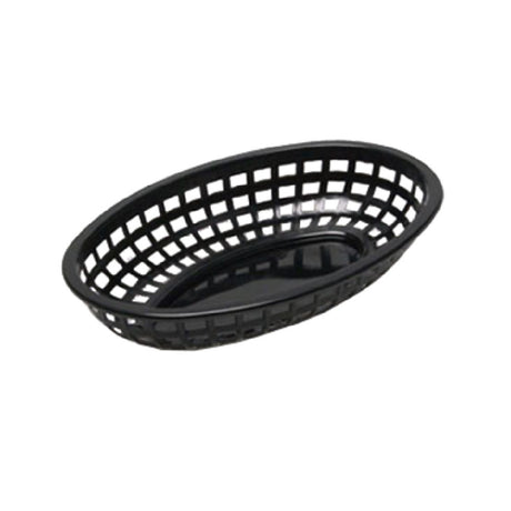 Tablecraft 1074BK Classic Basket 9-3/8" X 6-1/4" X 1-7/8" Oval