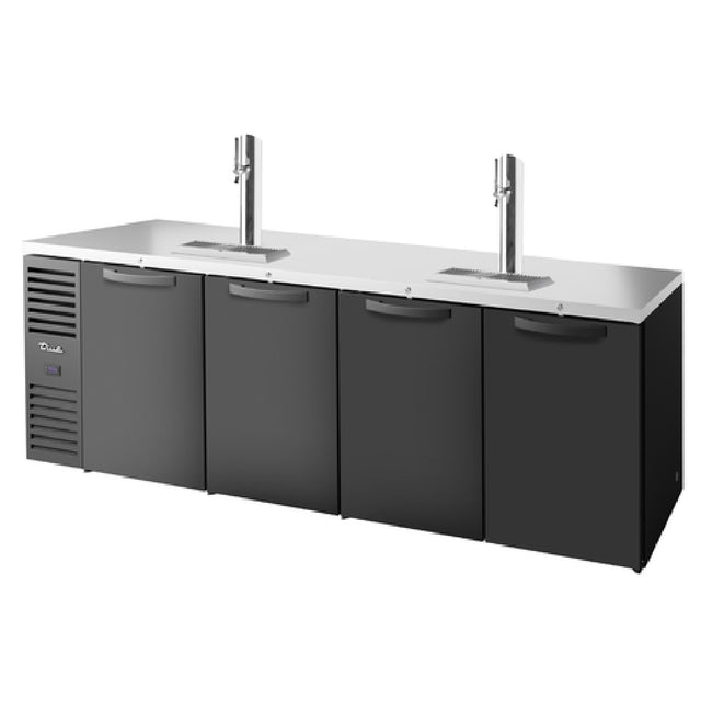 True Refrigeration TDR108-RISZ1-L-B-SSSS-1 Refrigerated Draft Bar Cooler Four-section