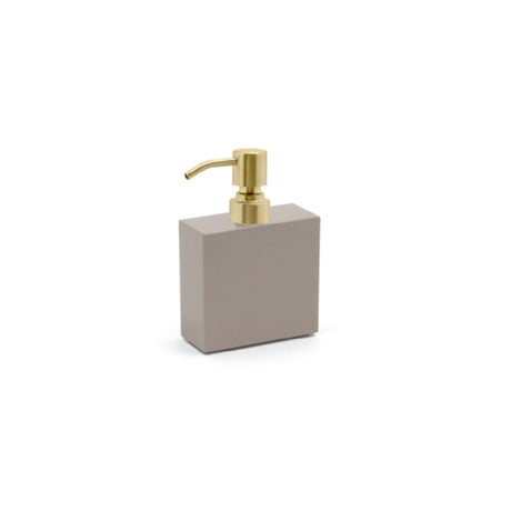 FOH RSP017BET22 11oz New York Pump Stone With Matte Brass Top Includes One RSP008BET22-BTM 11oz New York Pump Base Stone