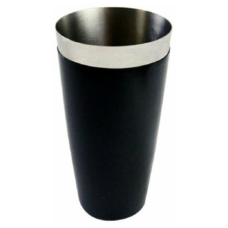 Omcan 80832 (80832) Bar Shaker Cup 28 Oz. Stainless Steel With Black PVC Exterior