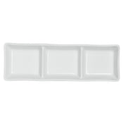 Steelite 61103ST0453 Dish 3-compartment 7-1/4"