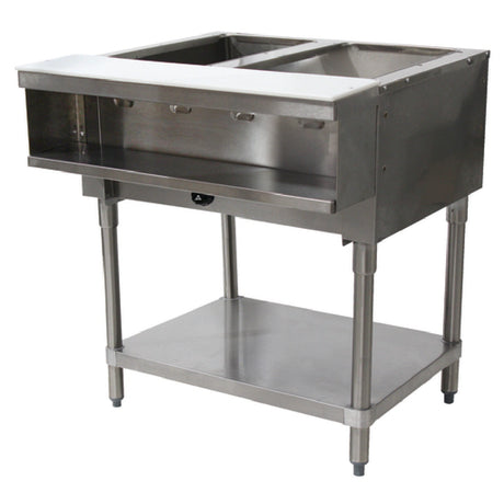 Advance Tabco WB-2G-NAT-X Water Bath Hot Food Table Natural Gas 31-13/16"W X 30-5/8"D X 34-1/8"H