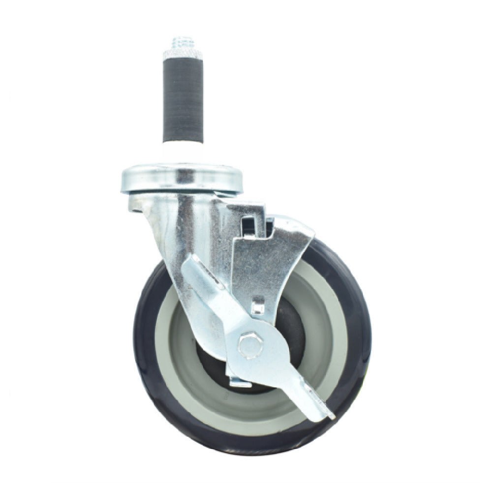 BK Resources 5SBR-1RA-PLY-TLB - Swivel Caster, 1" Expanding Stem, 5" Polyurethane Wheel