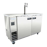 Empura Refrigeration E-KDD3-1-S Direct Draw Beer Dispenser 61.1"W X 24.41"D X 41.9"H 16.6 Cu. Ft. Capacity