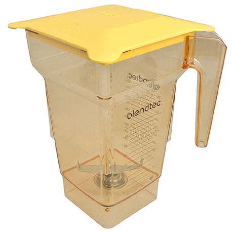 Franklin Machine Products 541-1002 Jar (4-Sided Yellow With Lid)