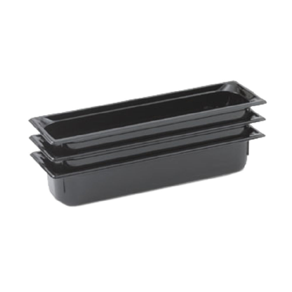 Vollrath 9052420 Super Pan® 2/4 GN Food Pan 2-1/2" Deep High-temp Black Resin