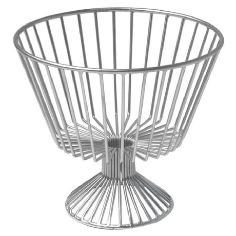 Hubert 15589 - Fruit Display Basket, 1-tier, 11" Dia. X 6-1/2"H