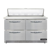 Continental Refrigerator D48N12-FB-D Designer Line Sandwich Unit Front Breather