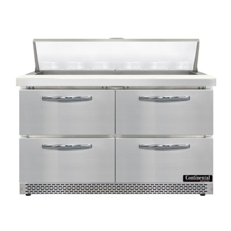 Continental Refrigerator D48N12-FB-D Designer Line Sandwich Unit Front Breather