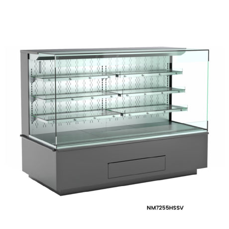 Structural Concepts NM7255HSSV Blend® Heated Self-Service End Cap 72"W X 35-3/4"D X 54-5/8"H