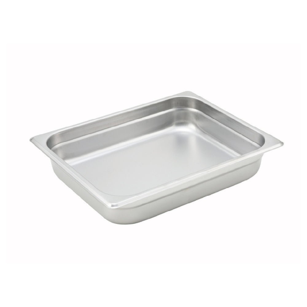 Winco SPJH-202 Steam Table Pan 1/2 Size 10-3/8" X 12-3/4" X 2-1/2" Deep