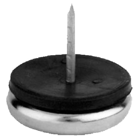 Franklin Machine Products 121-1033 Glide 7/8" Base Dia. Metal With Rubber Cushion